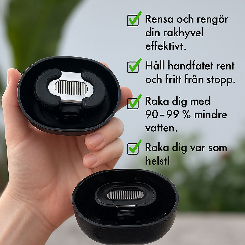 RenoBlade- Den smarta rakbladsrengöraren